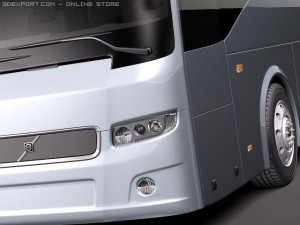 Volvo 9700 Bus Coach Modelo 3D