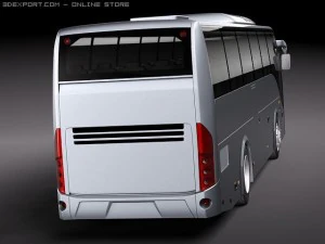 Volvo 9700 Bus Coach 3D Model