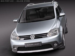 Volkswagen CrossGolf 2011 3D Model