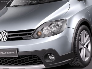 Volkswagen CrossGolf 2011 3D Model