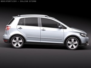 Volkswagen CrossGolf 2011 3D Model