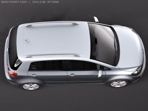 Volkswagen CrossGolf 2011 3D Model