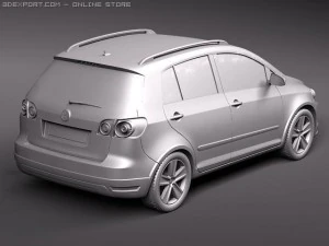 Volkswagen CrossGolf 2011 3D Model