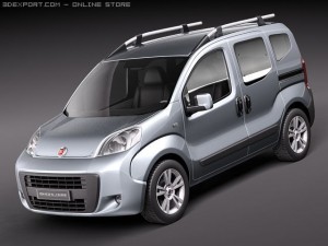 Fiat Fiorino Qubo 2011 3D Model