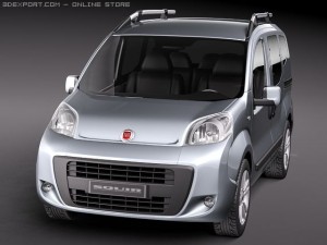 Fiat Fiorino Qubo 2011 Model 3D