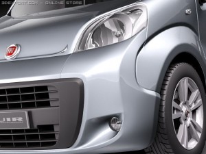 Fiat Fiorino Qubo 2011 Model 3D