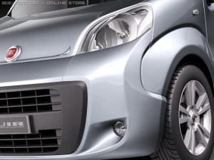 Fiat Fiorino Qubo 2011 3D Model