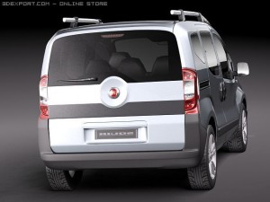 Fiat Fiorino Qubo 2011 Model 3D