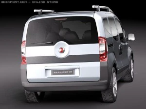 Fiat Fiorino Qubo 2011 3D Model