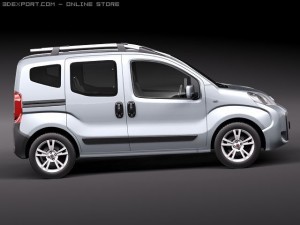 Fiat Fiorino Qubo 2011 Model 3D