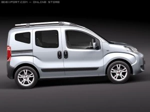 Fiat Fiorino Qubo 2011 3D Model