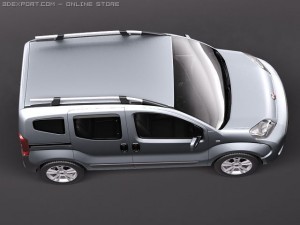 Fiat Fiorino Qubo 2011 Model 3D