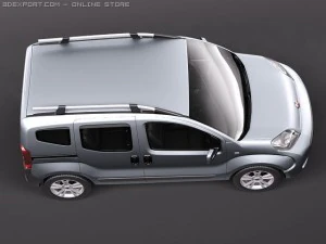 Fiat Fiorino Qubo 2011 3D Model