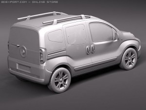 Fiat Fiorino Qubo 2011 Model 3D