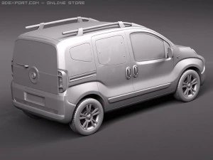 Fiat Fiorino Qubo 2011 3D Model
