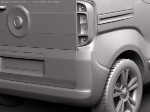 Fiat Fiorino Qubo 2011 3D Model