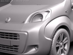 Fiat Fiorino Qubo 2011 Model 3D