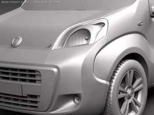 Fiat Fiorino Qubo 2011 3D Model
