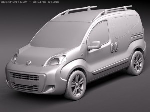Fiat Fiorino Qubo 2011 Model 3D