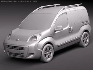 Fiat Fiorino Qubo 2011 3D Model