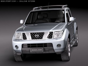 Nissan Navara 2010 3D Модель