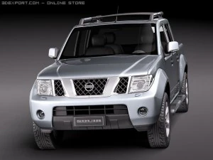 Nissan Navara 2010 3D Model