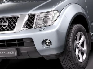 Nissan Navara 2010 3D Model