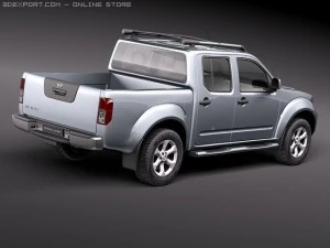 Nissan Navara 2010 3D Model