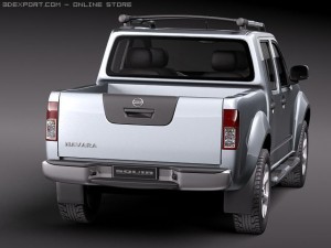 Nissan Navara 2010 3D Модель
