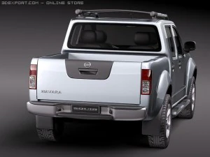 Nissan Navara 2010 3D Model