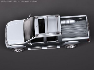 Nissan Navara 2010 3D Модель