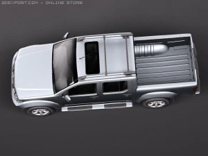 Nissan Navara 2010 3D Model