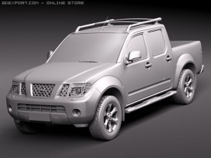 Nissan Navara 2010 3D Модель