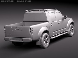 Nissan Navara 2010 3D Модель