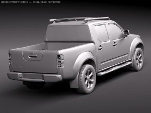 Nissan Navara 2010 3D Model