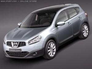 Nissan Qashqai 2011 Modèle 3D