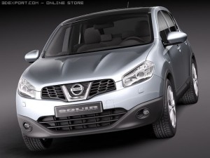 Nissan Qashqai 2011 3D Model