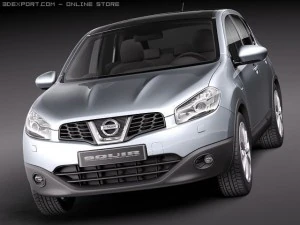 Nissan Qashqai 2011 3D Model
