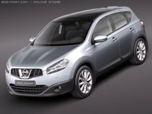 Nissan Qashqai 2011 3D Model