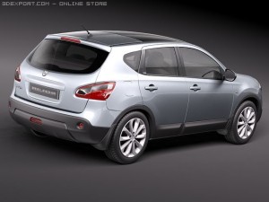 Nissan Qashqai 2011 3D Model