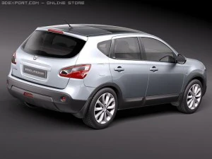 Nissan Qashqai 2011 3D Model