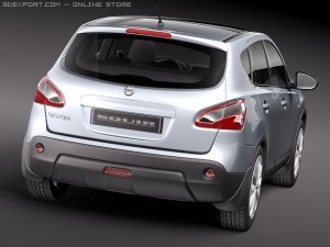 Nissan Qashqai 2011 3D Model