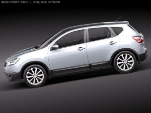 Nissan Qashqai 2011 3D Model