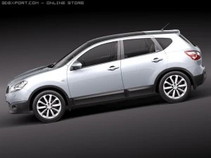 Nissan Qashqai 2011 3D Model