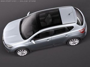 Nissan Qashqai 2011 3D Model