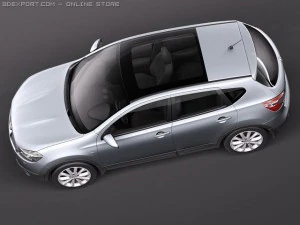 Nissan Qashqai 2011 3D Model