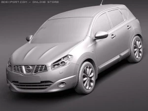 Nissan Qashqai 2011 3D Model