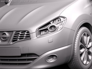 Nissan Qashqai 2011 3D Model