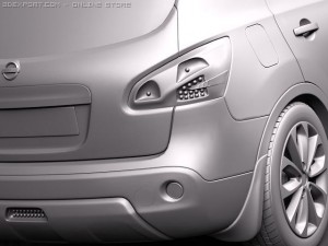 Nissan Qashqai 2011 3D Model