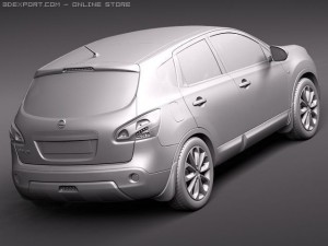 Nissan Qashqai 2011 3D Model